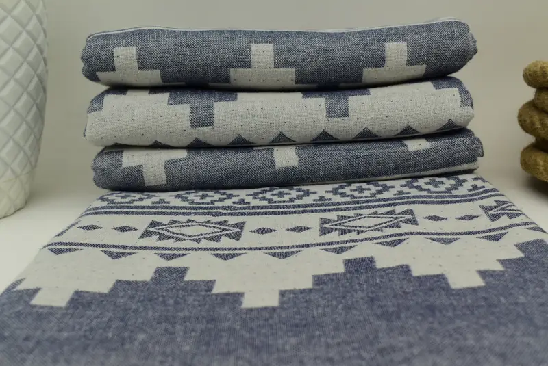 Personalized Blanket, Turkish Bedspread, Housewarming Gift, Bedspread Quenn, Bridesmaid Gifts, Turkish Towel Blanket, 92x80 Cotton Kilim Towel - 6