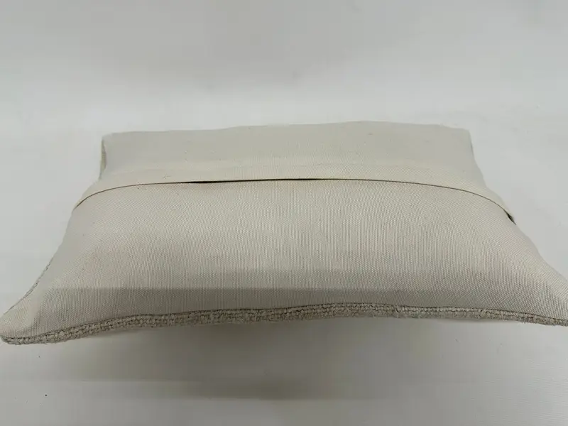Kilim Cushion Sham, Turkish Kilim Pillow, 12x20 White Cushion Cover, Throw Kilim Pillow, Pillow Sham, Decorative Bolster Cushion - 7