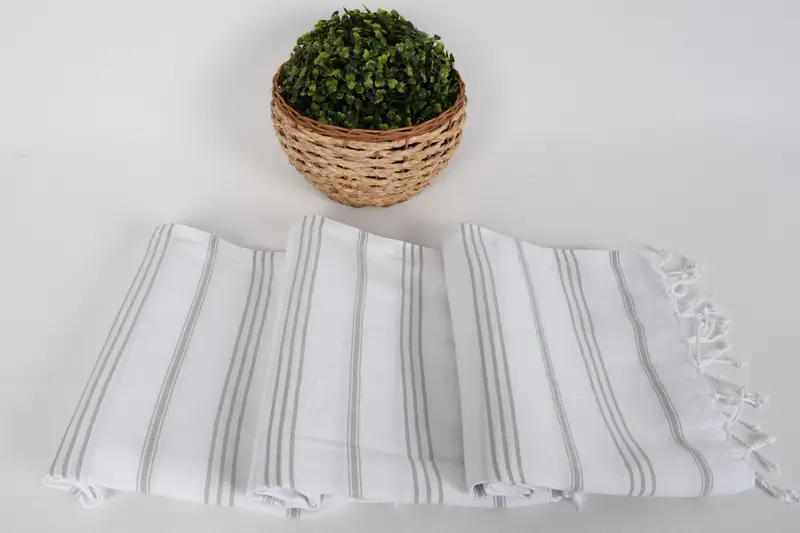 Bridesmaid Gifts, 40x24 Cotton Striped Towel, Personalized Hand Towel, Kitchen Towel, Gift For The Home, Custom Tea Towel, Travel Towel, Guest Towel - 8