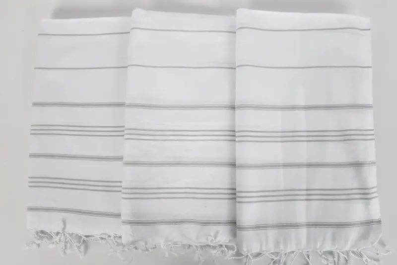 Bridesmaid Gifts, 40x24 Cotton Striped Towel, Personalized Hand Towel, Kitchen Towel, Gift For The Home, Custom Tea Towel, Travel Towel, Guest Towel - 7