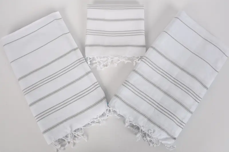 Bridesmaid Gifts, 40x24 Cotton Striped Towel, Personalized Hand Towel, Kitchen Towel, Gift For The Home, Custom Tea Towel, Travel Towel, Guest Towel - 6