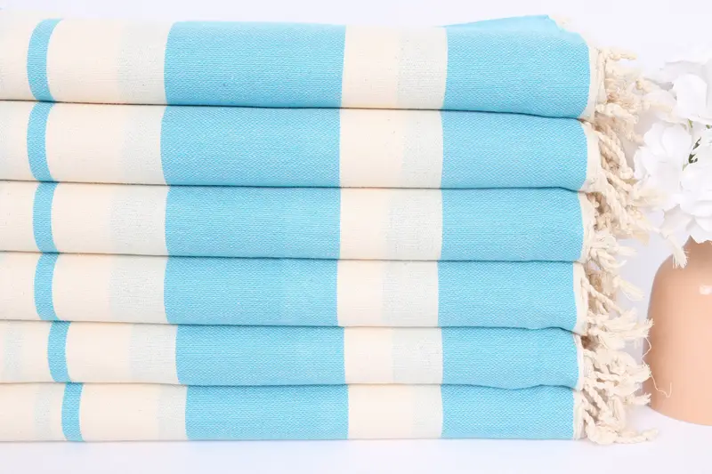 Bridal Shower Gifts, Gifts For Him, Friends Beach Towel, Custom Wedding Gift, 70x40 Cotton Striped Towel, Custom Bath Towel, Turkish hand towel - 3