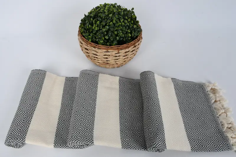 Employee Gifts, Best Friend Gift, 36x20 Cotton Diamond Towel, Personalized Dish Towel, Housewarming Gift, Kitchen Towel, Turkish Towel Hand Towel - 8