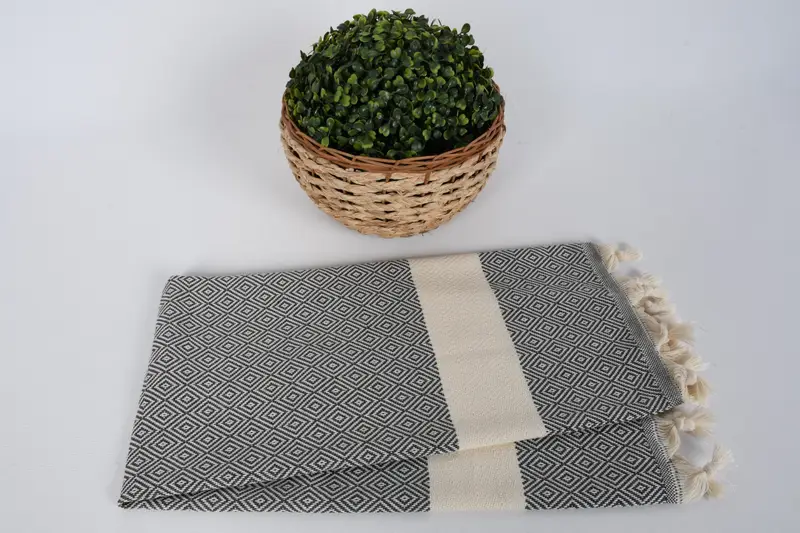 Employee Gifts, Best Friend Gift, 36x20 Cotton Diamond Towel, Personalized Dish Towel, Housewarming Gift, Kitchen Towel, Turkish Towel Hand Towel - 4