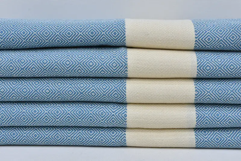 Monogrammed Hand Towel, Monogram Hand Towel, Bulk Order Towel, Bridesmaid Towel, Bachelorette Party Gifts, Wedding Gift, 36x20 Cotton Diamond Towel - 2