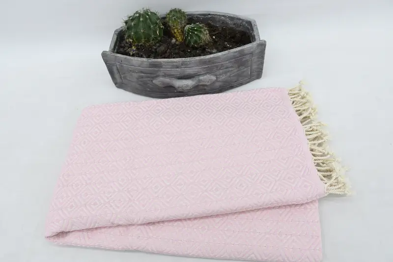 Eco-friendly Turkish peshtemal towel, Bridesmaid Towel, Spa Gift, Turkish Towel Beach, 70x40 Cotton Diamond Towel, Turkish towel, Bridesmaid Gift - 6