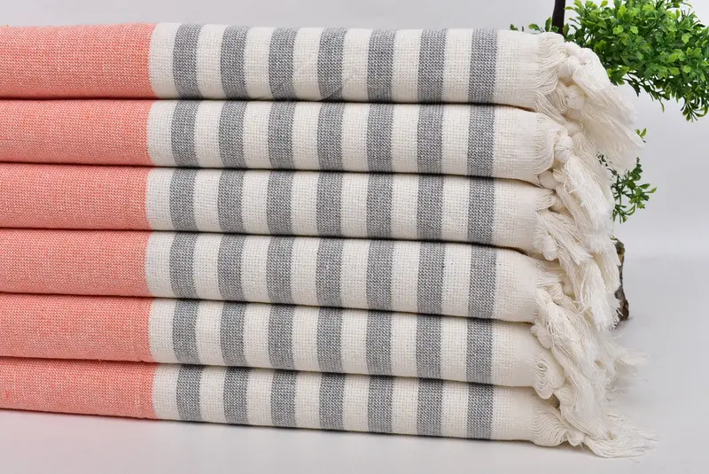 36x18 Cotton Striped Terry Towel, Halloween Bachelorette Party Favors, Bridesmaid Gifts, Personalized Gift, Bathroom Towels, House Warming Gift - 3