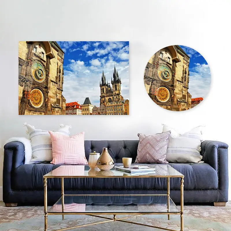 Prague Cityscape Canvas: Elegant Prague City View Art Print