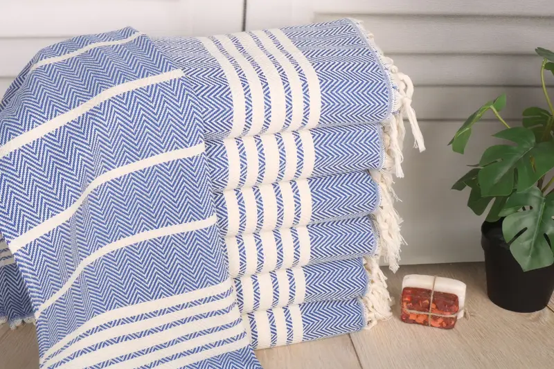 Bathroom Towels, Monogram Hand Towel, Bridesmaid Gifts, Custom Gift, Gift For Her, 40x20 Cotton Striped Towel, Bachelor Towel, Home Decor Gifts - 1