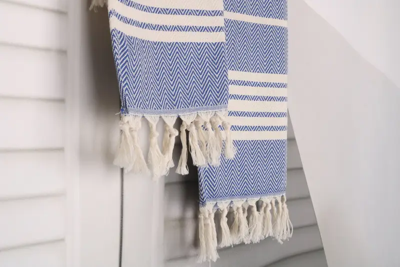 Bathroom Towels, Monogram Hand Towel, Bridesmaid Gifts, Custom Gift, Gift For Her, 40x20 Cotton Striped Towel, Bachelor Towel, Home Decor Gifts - 8