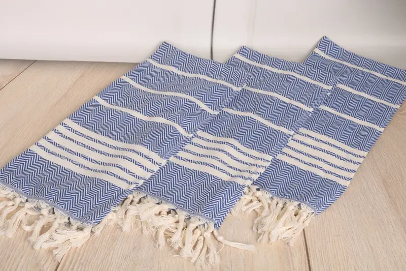 Bathroom Towels, Monogram Hand Towel, Bridesmaid Gifts, Custom Gift, Gift For Her, 40x20 Cotton Striped Towel, Bachelor Towel, Home Decor Gifts - 6