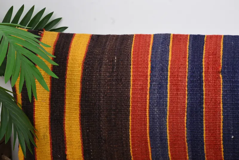 Turkish Kilim Pillow, Handmade Pillow Cover, Home Decor Pillow, Ethnic Pillow Case, Boho Pillow, Pillow Cover, 16x48 Brown Pillow Sham - 2
