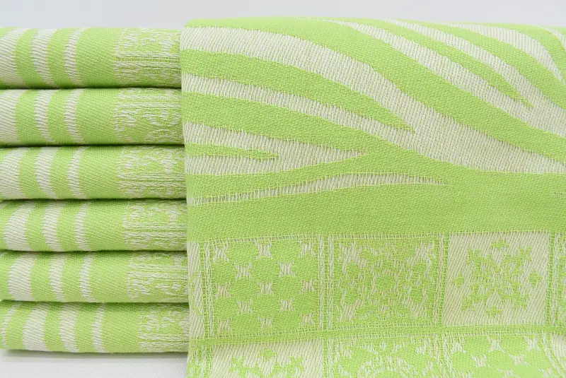Ferienhandtuch, Spa -Handtuch, Sonderhandtuch, Geschenk für die Braut, 28x20 Baumwollstreifenhandtuch, türkisches Handtuch, personalisiertes Geschenk, bestes Hochzeitsgeschenk - 1
