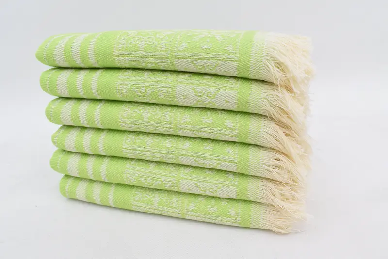 Ferienhandtuch, Spa -Handtuch, Sonderhandtuch, Geschenk für die Braut, 28x20 Baumwollstreifenhandtuch, türkisches Handtuch, personalisiertes Geschenk, bestes Hochzeitsgeschenk - 3