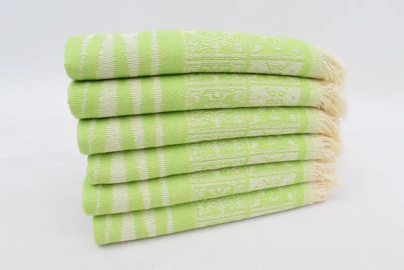 Ferienhandtuch, Spa -Handtuch, Sonderhandtuch, Geschenk für die Braut, 28x20 Baumwollstreifenhandtuch, türkisches Handtuch, personalisiertes Geschenk, bestes Hochzeitsgeschenk - 2