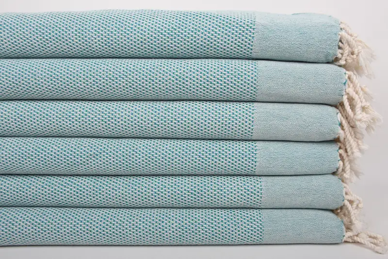 Handmade Gift, Organic Tea Towel, Monogrammed Hand Towel, Wedding Gift, Personalized Dish Towel, Bridesmaid Gift Towel, 44x24 Cotton Polka Dot Towel - 3