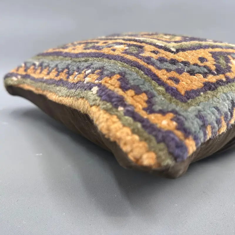 Pillow, Wholesale Pillow Cover, Custom Cushion Cover, 12x12 Blue Cushion Case, Turkish Pillow, Antique Pillows, Handmade Kilim Cushion - 6