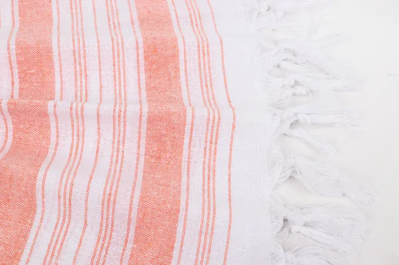 Bridesmaid Gifts Personalized, Soft and absorbent Turkish towel, Summer Gift, Wedding Gift, Bachelor Towel, 68x32 Cotton Striped Towel, Travel towel - 8
