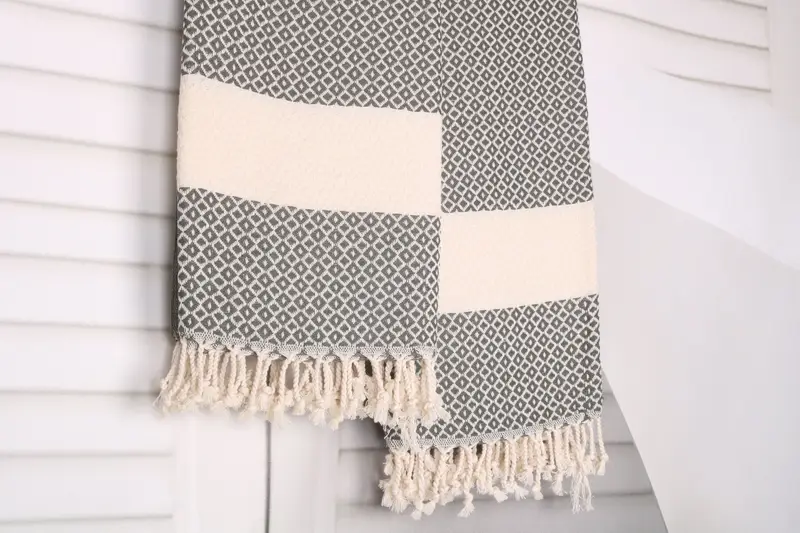 70x40 Cotton Geometric Towel, Guest Towel, Bridal Shower Favors, Welcome Wedding Gift, Hammam towel, Unique Wedding Gift, Beach Towel Bulk - 8