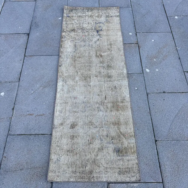 1,7x4,9 ft Yeşil Kamuflaj Halı, Benzersiz Yeşil-Mavi Tasarım