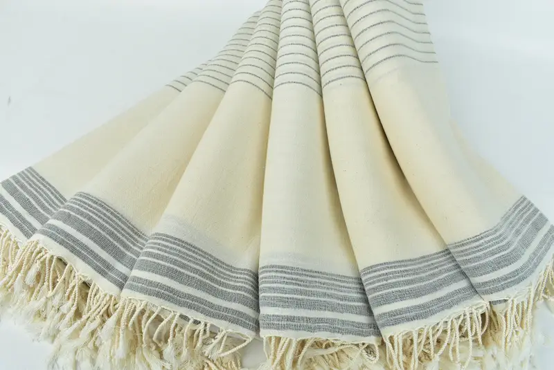 68x36 Cotton Striped Towel, Monogram Beach Towel, Unique Gift, Turkish Towel USA, Large Turkish Towel, Pool Towels, Miami Bachelorette Party Favors - 4