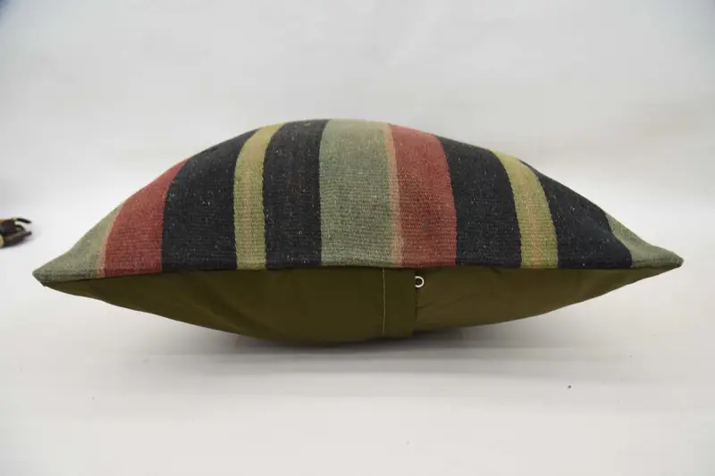 Couch Cushion Cover, 20x28 Brown Pillow Case, Couch Pillow Case, Cushion, Gift Pillow, Boho Pillow Sham Cover, Ethnical Kilim Rug Pillow - 6