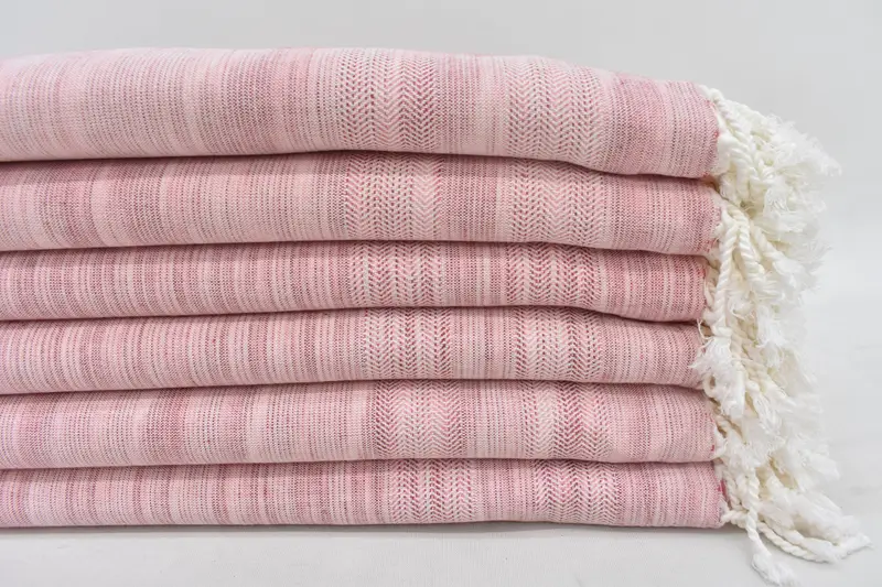 Luxury towel, Turkish beach towel with fringe, 70x36 Cotton Herringbone Towel, Bachelorette Party Decorations, Bridal Shower Favors, Custom Gifts - 2
