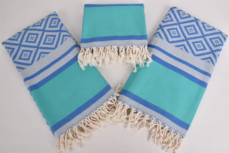 Traditional Turkish peshtemal for hammam, Home Decor Gifts, Bridesmaid Gifts, Valentines Gift, 70x36 Cotton Sun Design Towel, Beach towel - 7