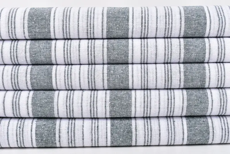 68x32 Cotton Striped Towel, Lightweight towel, Cotton towel, Decorative Towel, Scarf Towel, Organic Cotton Towel, Hammam towel, Wedding Shower Gift - 2
