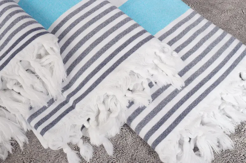 Handmade Turkish Towel, Personalized Turkish Towel, Quick-dry towel, 68x36 Cotton Striped Terry Towel, Bride Gift, Wedding Towel, Bridesmaid Gifts - 5
