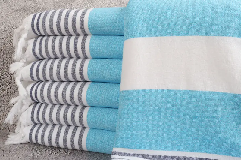 Handmade Turkish Towel, Personalized Turkish Towel, Quick-dry towel, 68x36 Cotton Striped Terry Towel, Bride Gift, Wedding Towel, Bridesmaid Gifts - 1