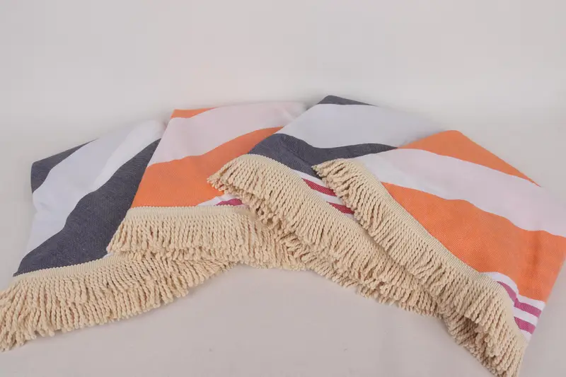 Kids Beach Towel, Customized Turkish Towel, Personalize Gift, Bridesmaid Gift, Best Beach Towel, 64x64 Cotton Striped Round Towel, Bath towel - 3