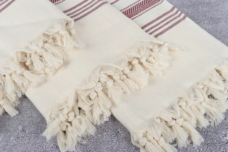 70x40 Cotton Striped Towel, Bridesmaid Gift Towel, Memorial Gift, Personalized Bridesmaid Gift, Beach towel, Authentic Turkish hammam peshtemal - 5