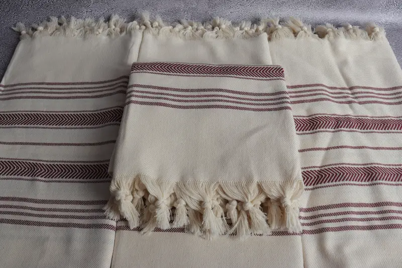 70x40 Cotton Striped Towel, Bridesmaid Gift Towel, Memorial Gift, Personalized Bridesmaid Gift, Beach towel, Authentic Turkish hammam peshtemal - 4