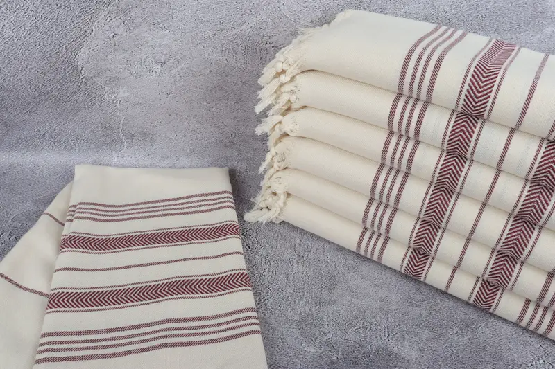70x40 Cotton Striped Towel, Bridesmaid Gift Towel, Memorial Gift, Personalized Bridesmaid Gift, Beach towel, Authentic Turkish hammam peshtemal - 2