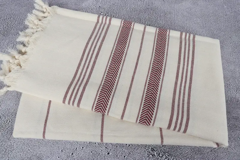 70x40 Cotton Striped Towel, Bridesmaid Gift Towel, Memorial Gift, Personalized Bridesmaid Gift, Beach towel, Authentic Turkish hammam peshtemal - 6