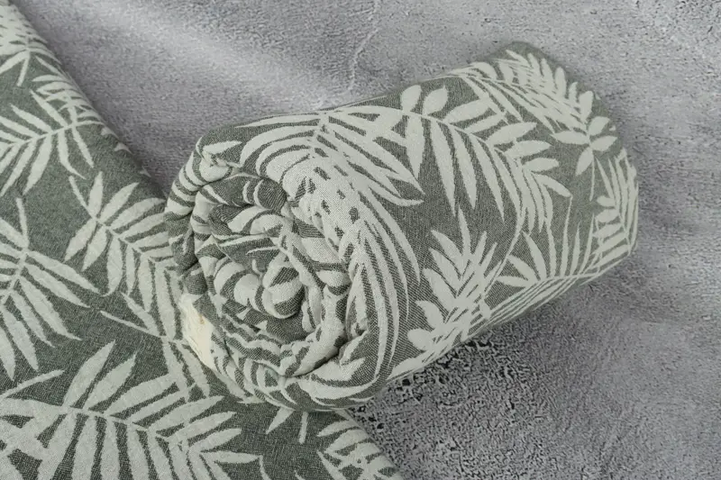 100x80 Cotton Floral Patterned Towel, Monogram Blanket, Personalized Home Gift Wedding, Handmade Gift, Personalized Blanket, Bedspread - 7