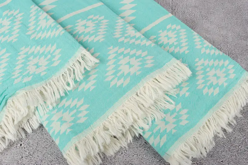 Summer Gift Ideas, Bridesmaid Gifts, Turkish fouta towel for outdoor use, Soft towel, Custom Gift, 70x36 Cotton Kilim Towel, Merry Christmas Gifts - 6
