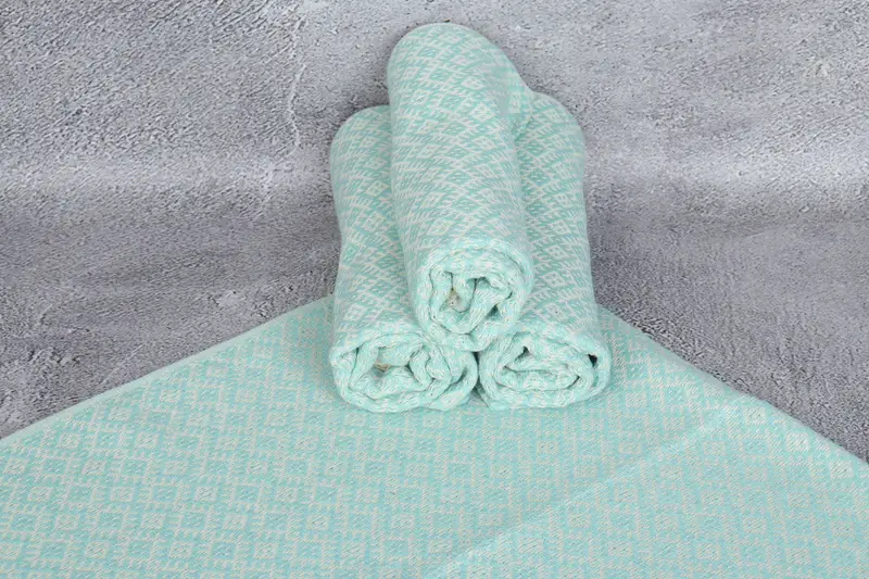 Turkish Hand Towel, Girl Trip Party Favor, 38x20 Cotton Diamond Towel, Personalized Gift, Xmas Gifts, House Warming Gift, Personalized Kitchen Towel - 7