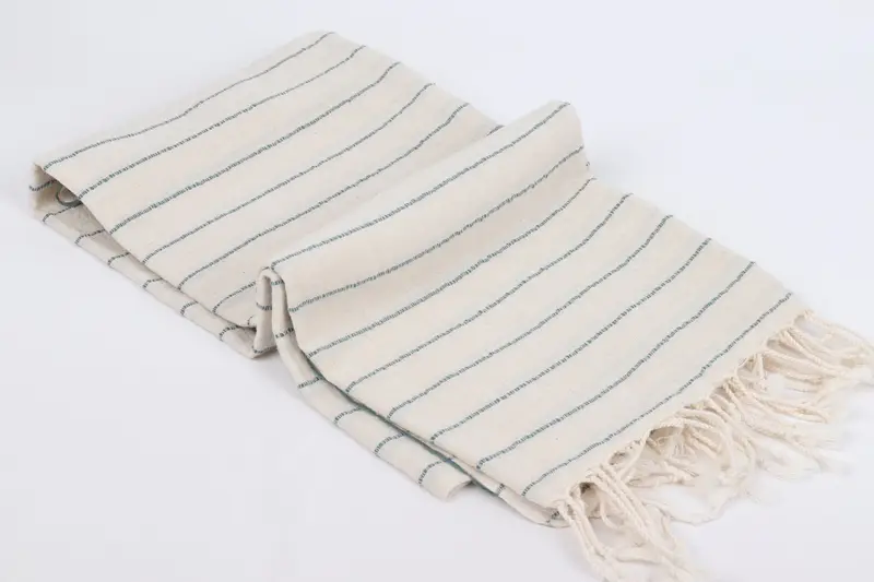 Travel towel, Spa Towel, Bridesmaid Gifts Personalized, Wedding Gift, Wedding Anniversary Gift, Guest Towel, 64x38 Linen Striped Towel, Luxury towel - 11
