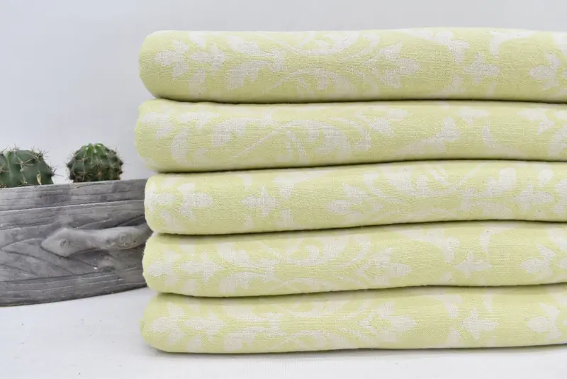 Sand-free towel, Embroidery Towels, Handmade Turkish Towel, Personalized Gifts, Bachelorette Party Decorations, 68x36 Cotton Baroque Towel - 2