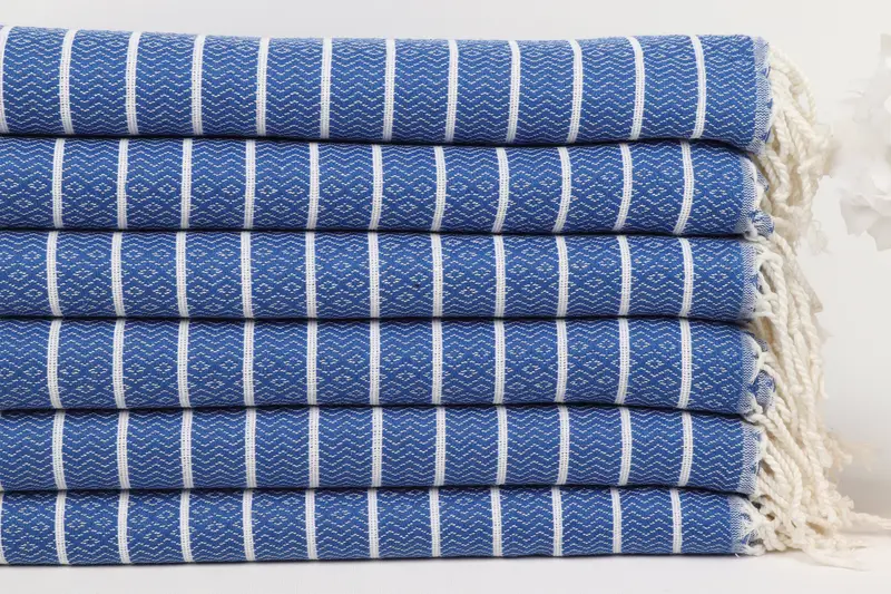 Quick-dry towel, Personalized Turkish Towel, 70x40 Cotton Striped Towel, Beach Theme Wedding Gift, Wedding Gift Ideas, Monogram Turkish Towel - 3