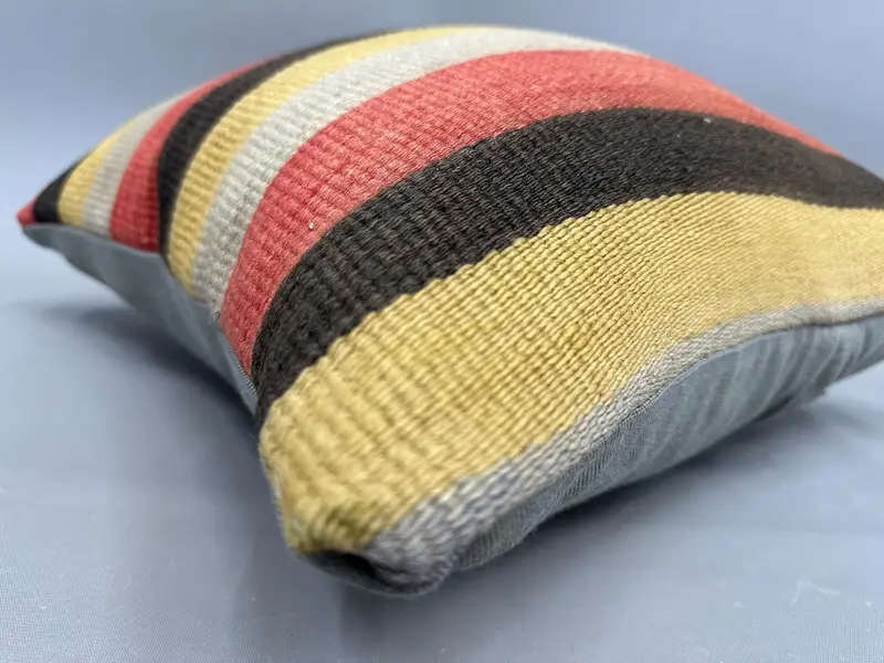 Pillow for Sofa, Gift Pillow, 18x18 Red Pillow Cover, Tapestry Cushion Cover, Kilim Pillow Cover, Cushion Cover, Couch Pillow Case - 6
