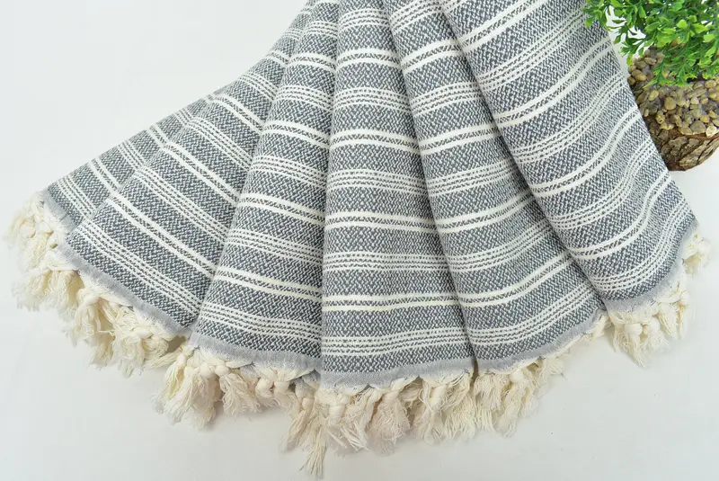 Custom Hand Towel, Personalized Hand Towel, 32x18 Cotton Flat Towel, Personalized Gift, Organic Towel, Bathroom Hand Towel, Custom Turkish Towel - 4