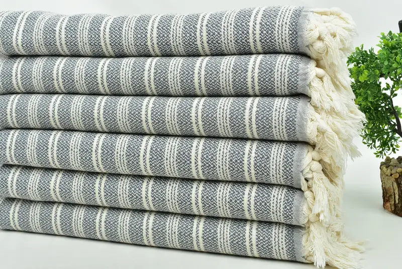 Custom Hand Towel, Personalized Hand Towel, 32x18 Cotton Flat Towel, Personalized Gift, Organic Towel, Bathroom Hand Towel, Custom Turkish Towel - 3