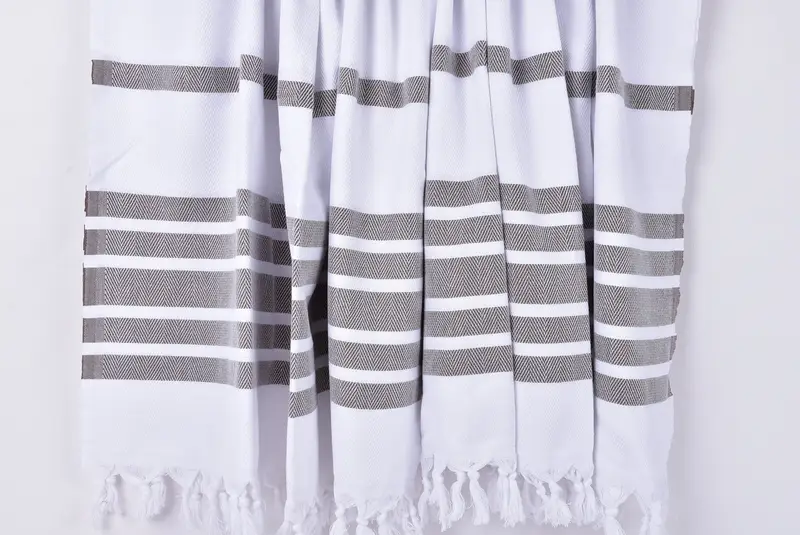 Bachelorette Favor, Custom Bath Towel, Fouta towel, Unique Wedding Gift, 70x40 Cotton Herringbone Towel, Bridesmaid Gifts, Bachelorette Party Favors - 8