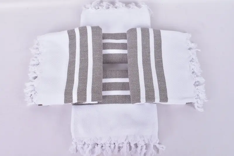 Bachelorette Favor, Custom Bath Towel, Fouta towel, Unique Wedding Gift, 70x40 Cotton Herringbone Towel, Bridesmaid Gifts, Bachelorette Party Favors - 6