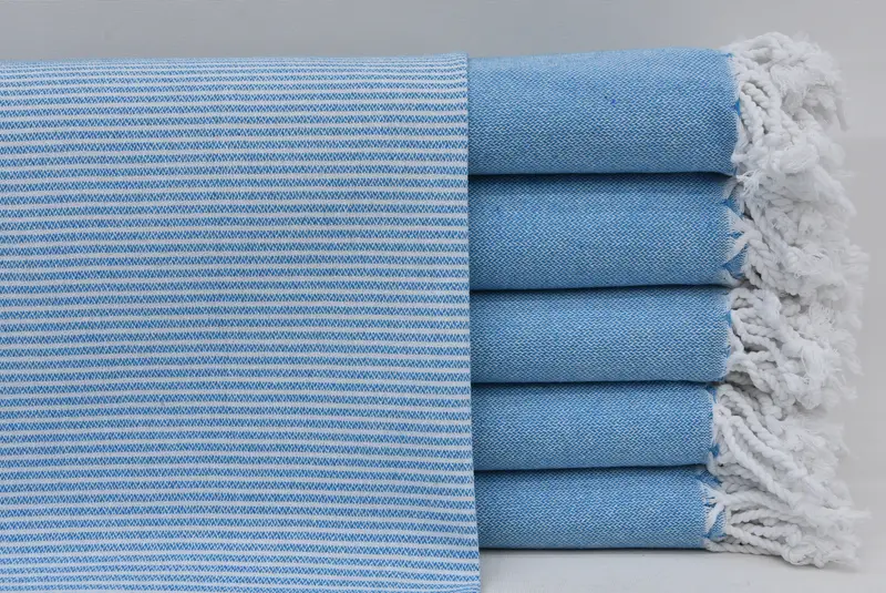 Lisans havlu, monogram havlu, Türk çay havlu, 40x18 pamuklu çizgili havlu, gelin duş hediyeleri, kişiselleştirilmiş hediyeler, onun için hediyeler, düğün hediyesi - 1