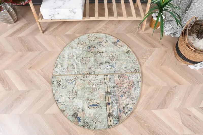 Alfombra Persa Verde 8x10cm Decoración Elegante