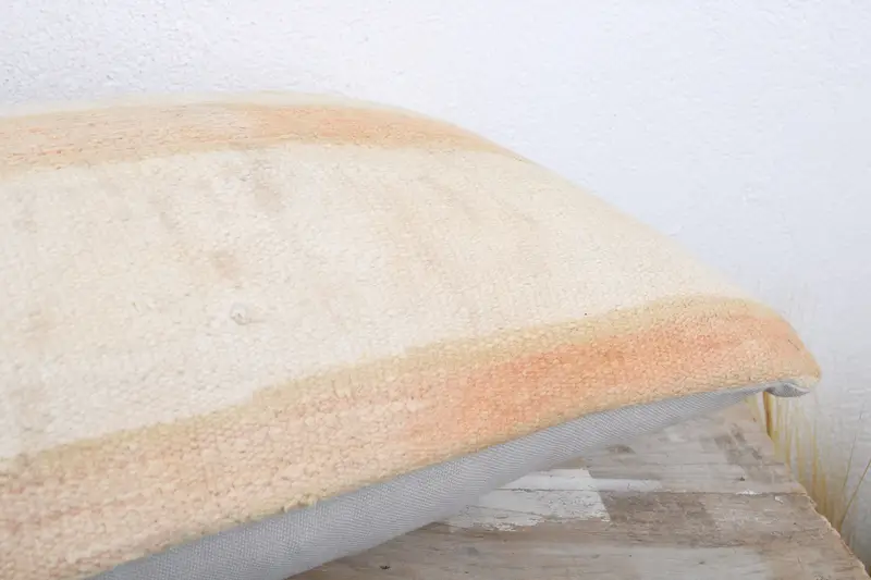 Vintage Pillow, 12x20 White Pillow Cover, Chair Pillow, Pillow for Sofa, Ethnical Kilim Rug Pillow, Pillow Sham, Sustainable Cushion Case - 6